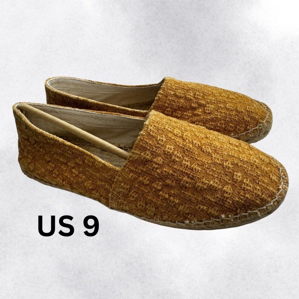Mustard Yellow Slip-On Espadrilles (9)